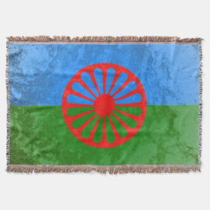 Flagge der Roma Decke