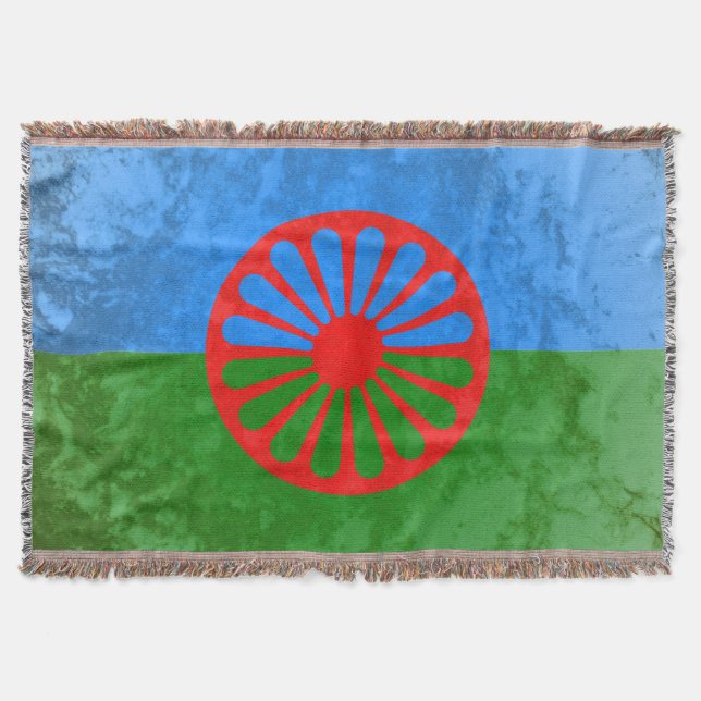 Flagge der Roma Decke (Vorderseite)