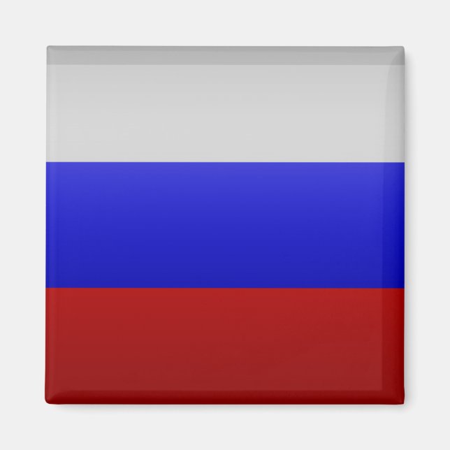 Flagge der Russischen Föderation Magnet (Vorne)