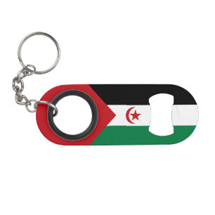 Flagge der Sahrawi Arabischen Demokratischen Repub Mini Flaschenöffner