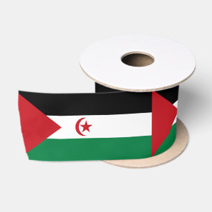 Flagge der Sahrawi Arabischen Demokratischen Repub Satinband