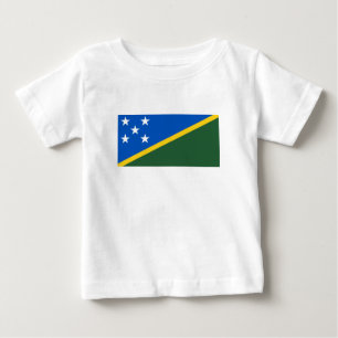 Flagge der Salomonen Baby T-shirt