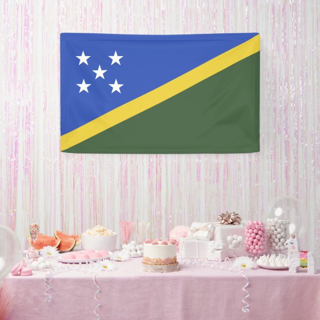 Flagge der Salomonen Banner (Party)
