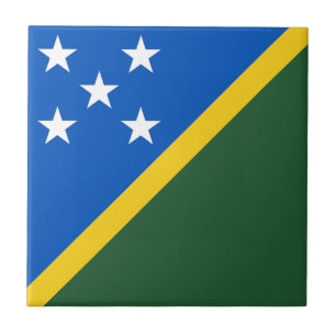Flagge der Salomonen Fliese