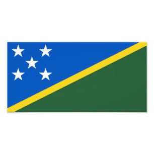 Flagge der Salomonen Fotodruck