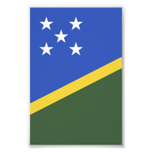 Flagge der Salomonen Fotodruck
