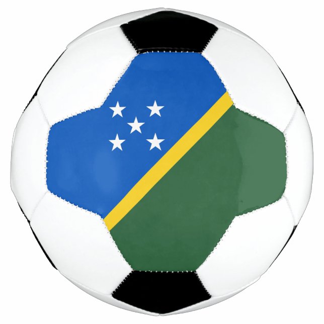 Flagge der Salomonen Fußball (Vorderseite)