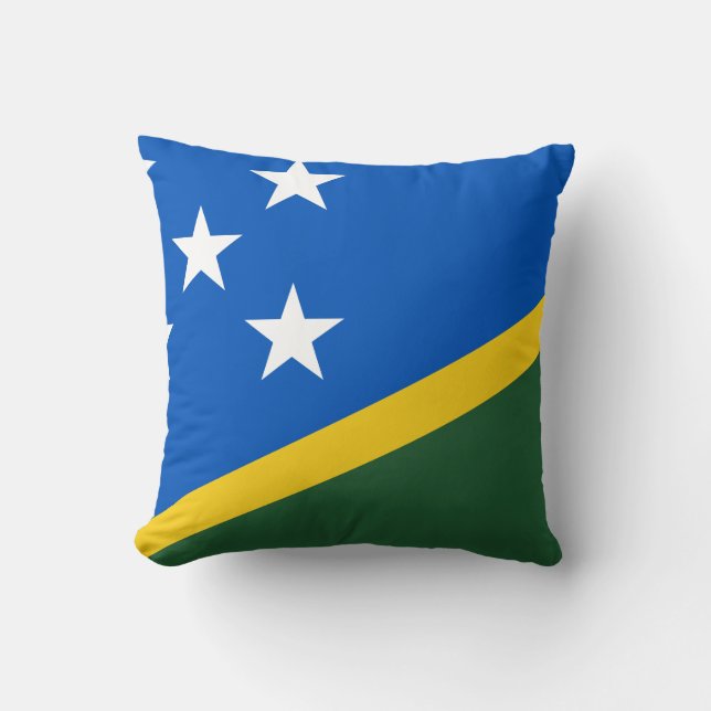 Flagge der Salomonen Kissen (Vorderseite)