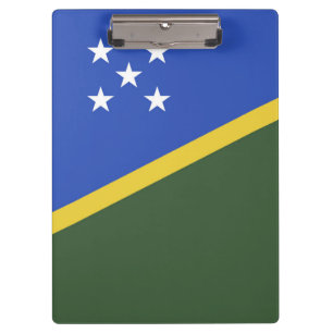 Flagge der Salomonen Klemmbrett