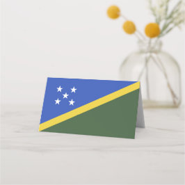 Flagge der Salomonen Platzkarte