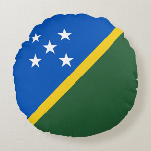 Flagge der Salomonen Rundes Kissen