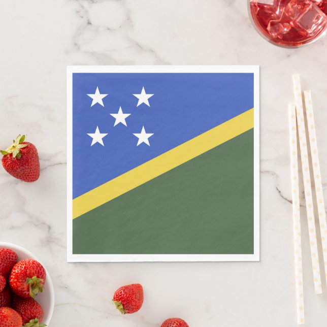 Flagge der Salomonen Serviette (Beispiel)