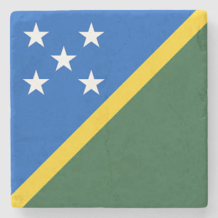 Flagge der Salomonen Steinuntersetzer