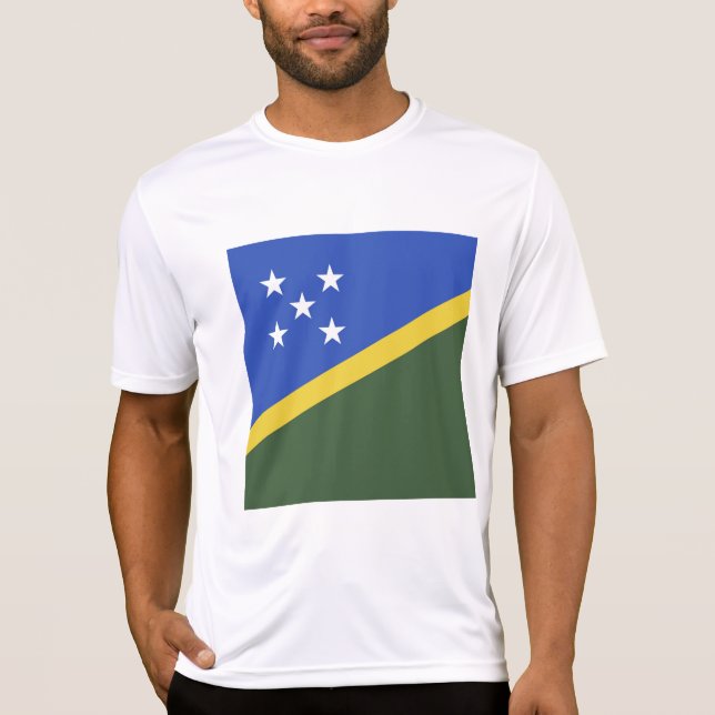 Flagge der Salomonen T-Shirt (Vorderseite)
