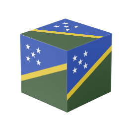 Flagge der Salomonen Würfel
