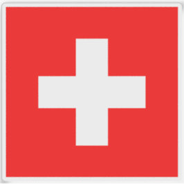 Flagge der Schweiz Aufkleber