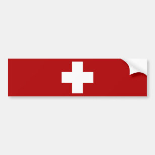 Flagge der Schweiz Autoaufkleber