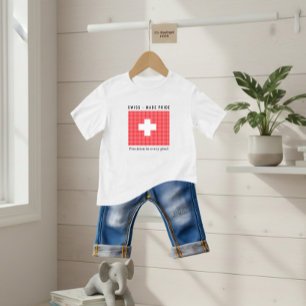 Flagge der Schweiz Baby T-shirt