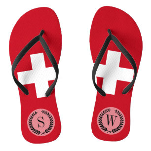 Flagge der Schweiz Flip Flops