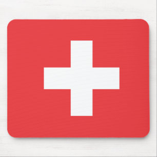 Flagge der Schweiz Mousepad