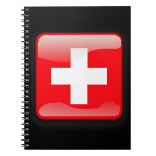 Flagge der Schweiz Notizblock