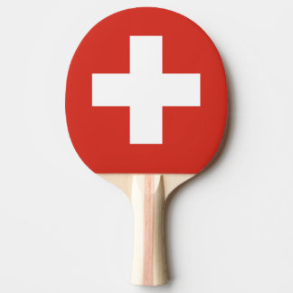 Flagge der Schweiz Ping Pong Paddle Tischtennis Schläger