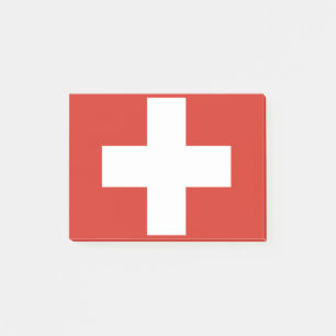 Flagge der Schweiz - Post-it®-Hinweise Post-it Klebezettel