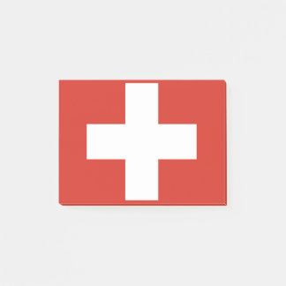 Flagge der Schweiz - Post-it®-Hinweise Post-it Klebezettel