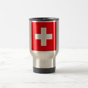 Flagge der Schweiz Reisebecher
