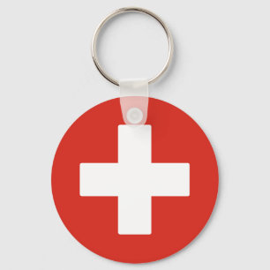 Flagge der Schweiz Schlüsselanhänger