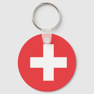Flagge der Schweiz Schlüsselanhänger