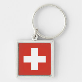 Flagge der Schweiz Schlüsselanhänger