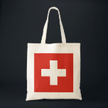 Flagge der Schweiz Tragetasche<br><div class="desc">Flagge der Schweiz</div>