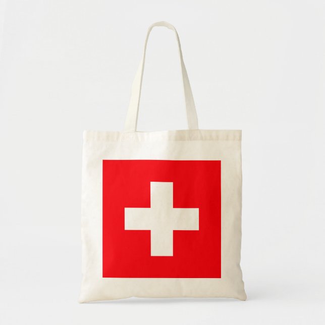 Flagge der Schweiz Tragetasche (Vorne)