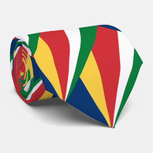 Flagge der Seychellen Krawatte