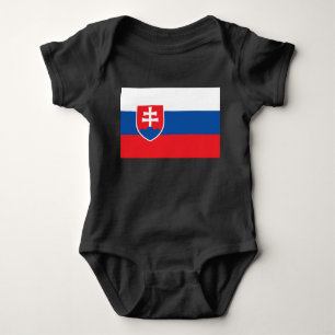 Flagge der Slowakei Baby Strampler