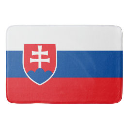 Flagge der Slowakei Badematte
