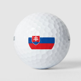 Flagge der Slowakei Golfball