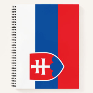 Flagge der Slowakei Notizbuch