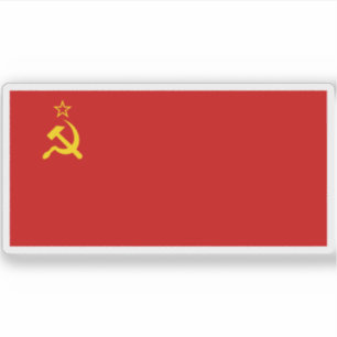 Flagge der Sowjetunion (1924-1936) Aufkleber