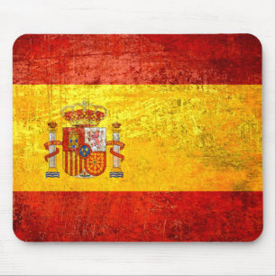 Flagge der Spanien-Schmutz-Landesflaggen Spanien Mousepad