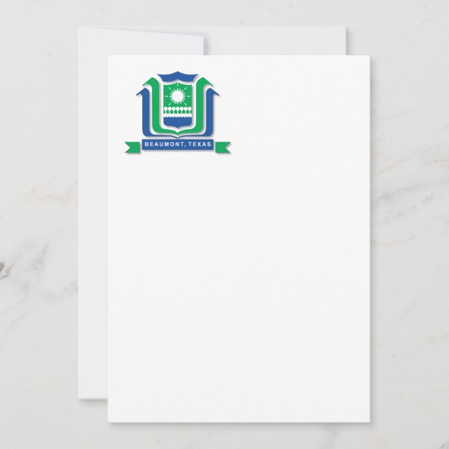 Flagge der Stadt Beaumont (Vorderseite)