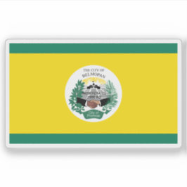 Flagge der Stadt Belmopan, Belize Aufkleber