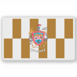 Flagge der Stadt Chihuahua, Mexiko Aufkleber
