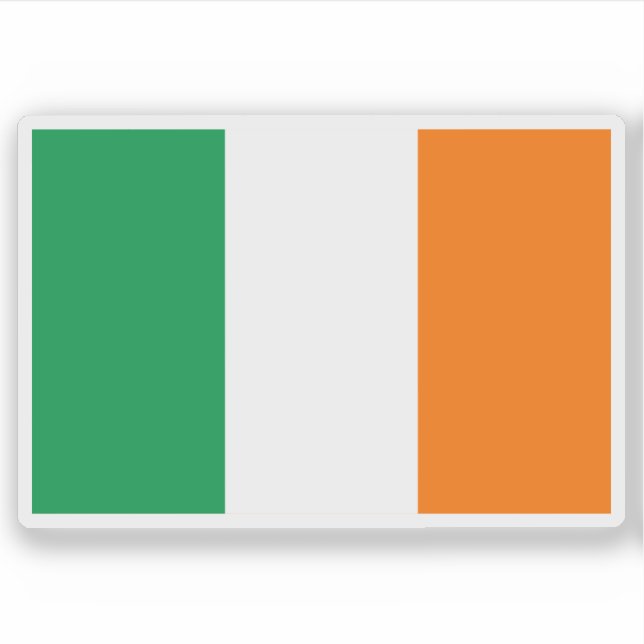 Flagge der Stadt Chulucanas, Peru Aufkleber (Vorderseite)