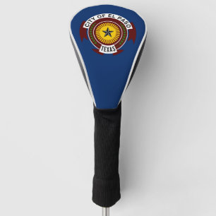 Flagge der Stadt El Paso, Texas Golf Head Cover Headcover