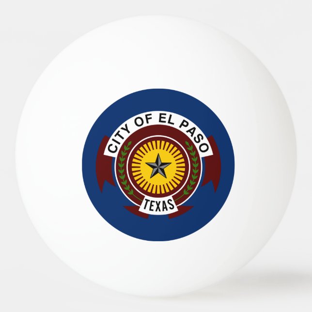 Flagge der Stadt El Paso, Texas Ping-Pong Ball (Vorderseite)