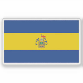 Flagge der Stadt Guadalajara, Mexiko Aufkleber