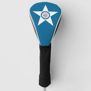 Flagge der Stadt Houston, Texas Golf-Schlagkopfabd Golf Headcover