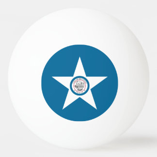 Flagge der Stadt Houston, Texas Ping-Pong-Ball Tischtennisball